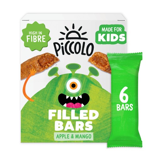 Piccolo Kids Organic Apple And Mango Filled Multigrain Bars 6 Pack thumbnail 3
