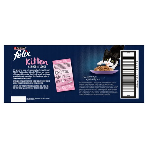 FELIX As Good As It Looks Kitten Mixed Selection In Jelly 40x85g thumbnail 4