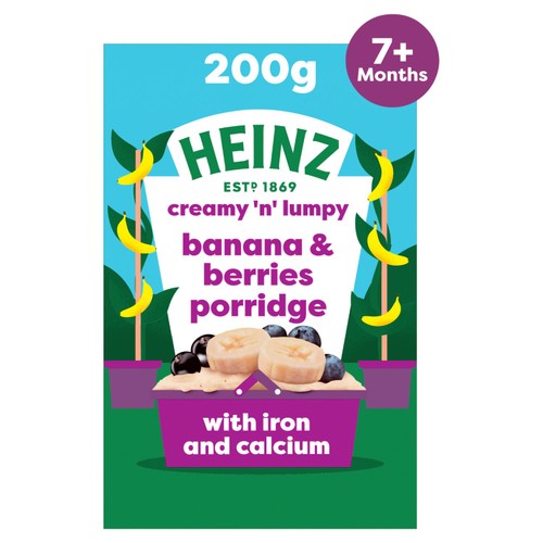 Heinz Banana Berries Porridge 7+ Months 