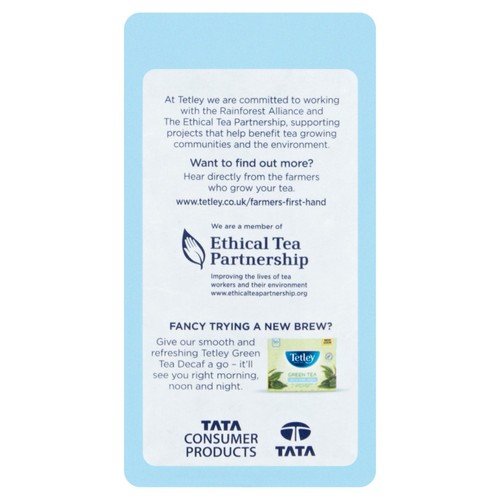 Tetley Decaf 40 Tea Bags 125g thumbnail 4