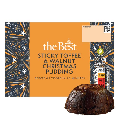 Morrisons The Best Toffee & Walnut Christmas Pudding