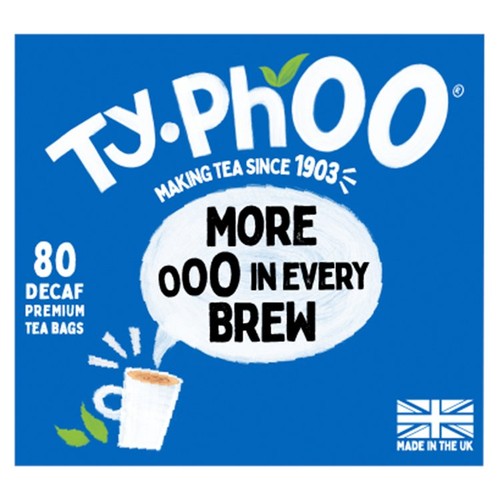Typhoo Decaf Tea 80 Tea Bags