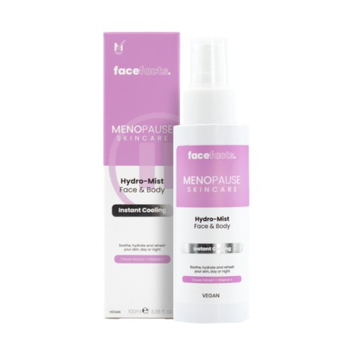 Face Facts Menopause Skincare Hydro-Mist Face & Body 100ml thumbnail 3