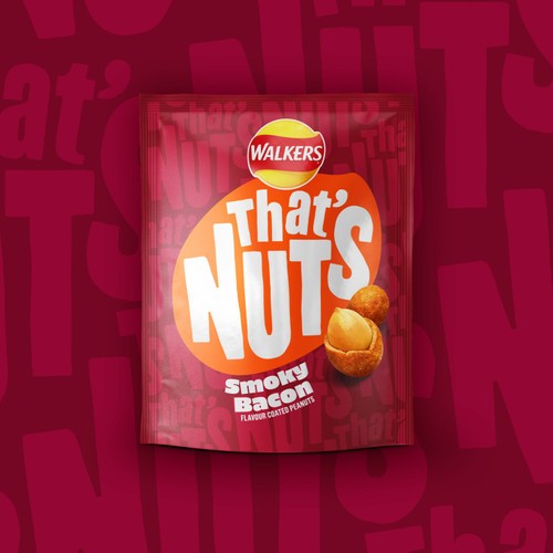 That's Nuts Walkers Smoky Bacon Sharing Coated Peanuts 160g thumbnail 2