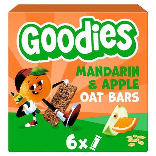 Goodies Mandarin & Apple Oat Bars Kids Snacks Multipack 6x23g
