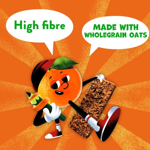 Goodies Mandarin & Apple Oat Bars Kids Snacks Multipack 6x23g thumbnail 3