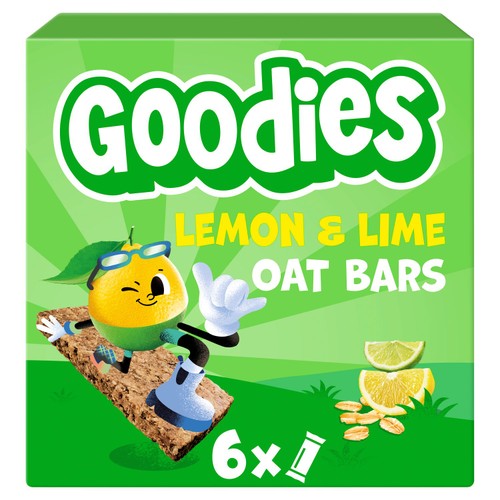 Goodies Lemon & Lime Oat Bars Kids Snacks Multipack 6x23g thumbnail 2