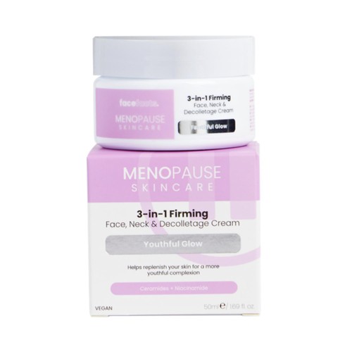 Face Facts Menopause 3-in-1 Firming Face, Neck & Decolletage Cream 50ml thumbnail 2