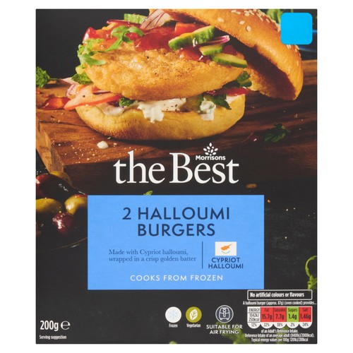 Morrisons The Best Halloumi Burgers 