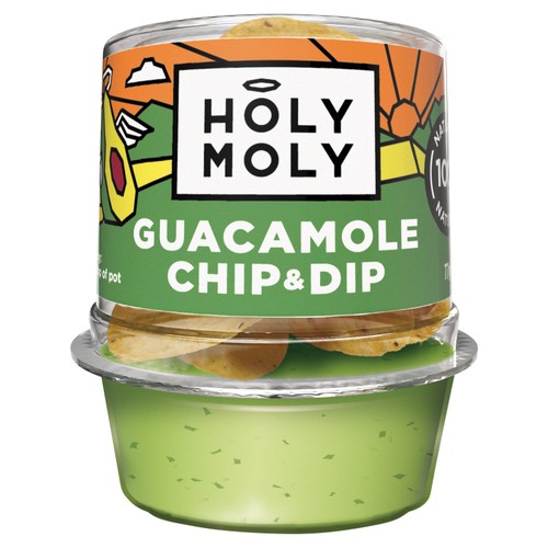 Holy Moly Guacamole Chip & Dip 77g