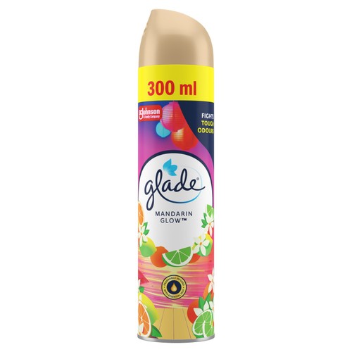 Glade Air Freshener Aerosol Spray Mandarin Glow 300ml thumbnail 2