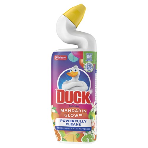 Duck Deep Action Toilet Cleaner Liquid Mandarin Glow 750ml