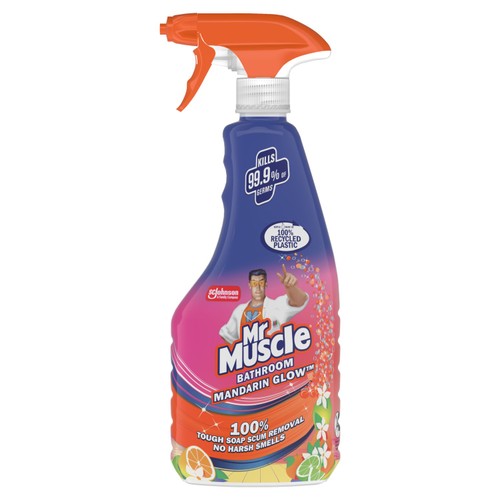 Mr Muscle Platinum Bathroom Mandarin Glow Cleaning Spray 500ml