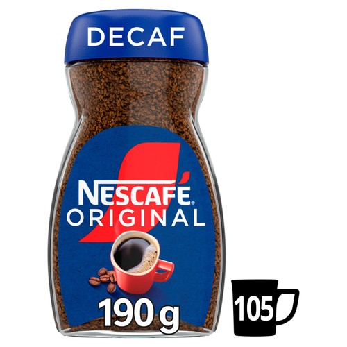 Nescafe Original Decaf Instant Coffee 190g