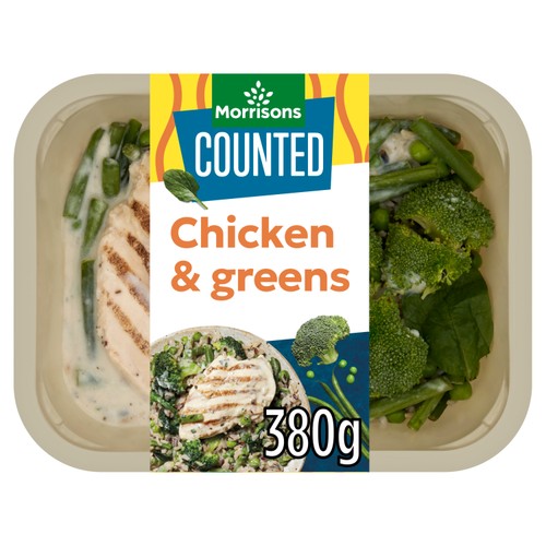 Morrisons Calorie Counted Chicken Veg & Broccoli 380g thumbnail 2