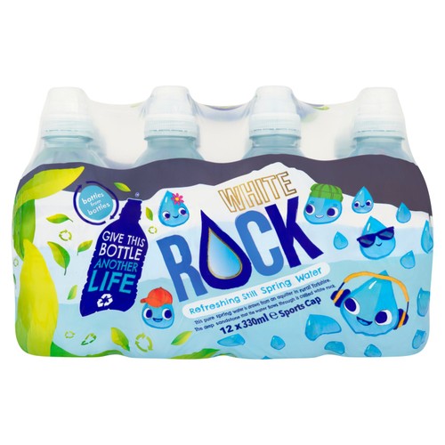White Rock Refreshing Still Spring Water 12 x 330ml thumbnail 2