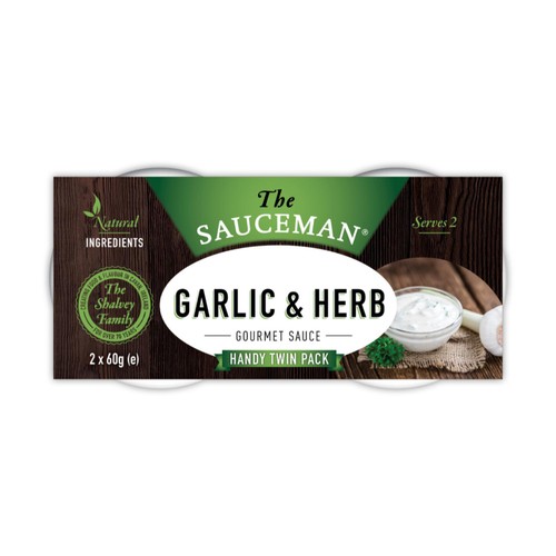 The Sauceman Garlic And Herb Dips 2x60g thumbnail 2