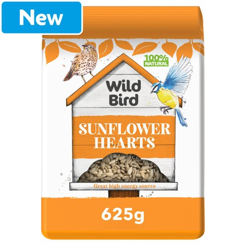 Wild Bird Sunflower Hearts 625g