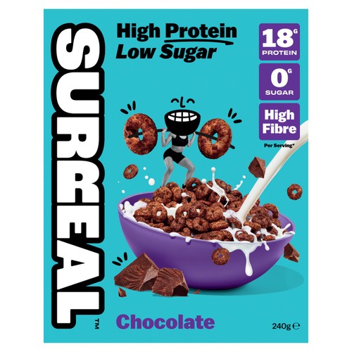 Surreal High Protein Low Sugar Cocoa Cereal 240g thumbnail 2