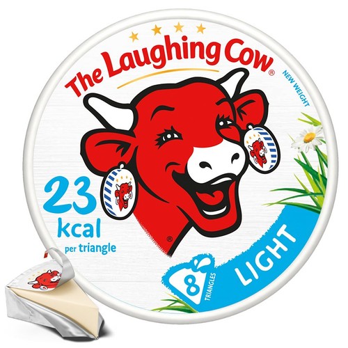 The Laughing Cow 8 Light Cheese Spread Triangles 120g
