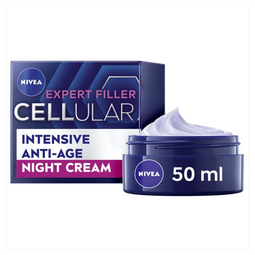 NIVEA Cellular Expert Filler Anti Age Night Cream Moisturiser 50ml thumbnail 2