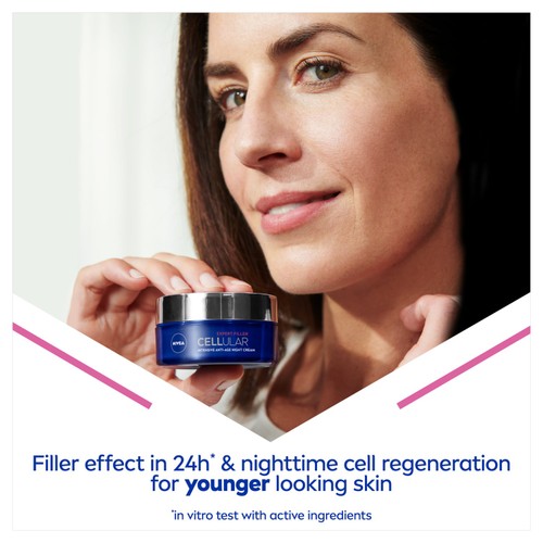 NIVEA Cellular Expert Filler Anti Age Night Cream Moisturiser 50ml thumbnail 4