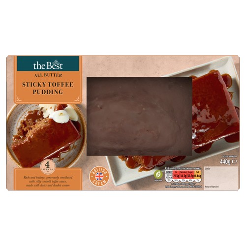 Morrisons The Best All Butter Sticky Toffee Pudding 440g