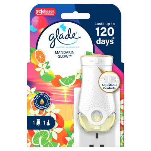 Glade Electric Scented Oil Holder Mandarin Glow 20ml thumbnail 2