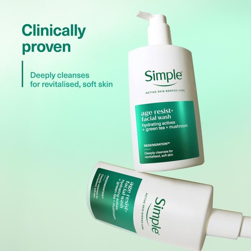 Simple Facial Cleanser Age Resist+ 240 ml thumbnail 5