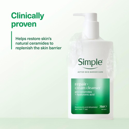 Simple Facial Cleanser Repair+ 240ml thumbnail 5