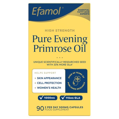 Efamol High Strength Pure Evening Primrose Oil 90 Capsules thumbnail 2