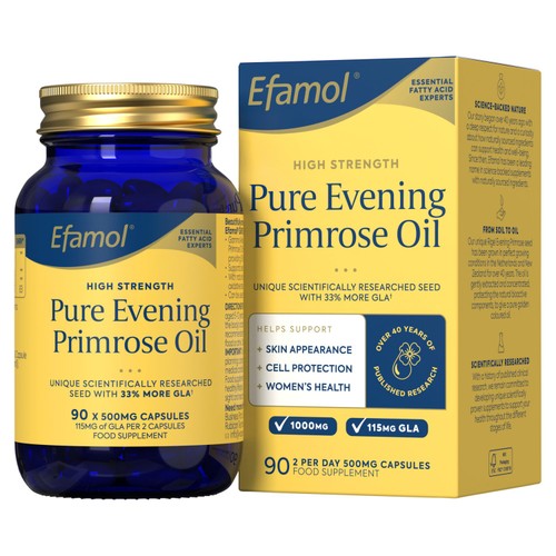 Efamol High Strength Pure Evening Primrose Oil 90 Capsules thumbnail 3