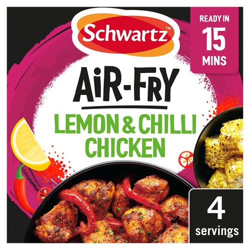 Schwartz Air Fry Lemon And Chilli Chicken Recipe Mix