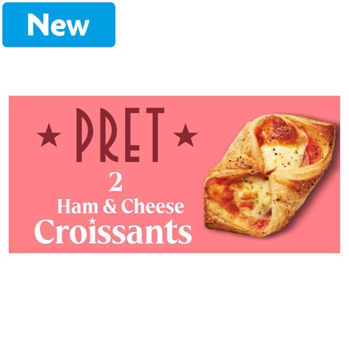 Pret A Manger 2 Ham & Cheese Croissants 220g
