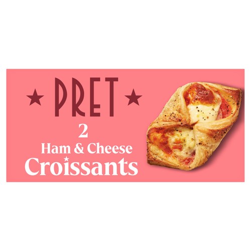 Pret A Manger 2 Ham & Cheese Croissants 220g thumbnail 2