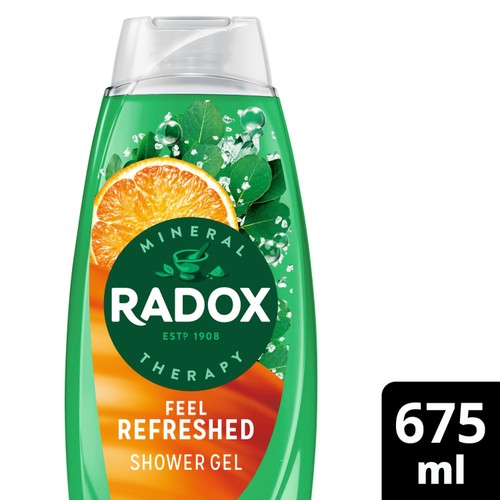 Radox Shower Gel Feel Refreshed 675ml thumbnail 2