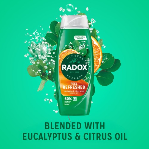 Radox Shower Gel Feel Refreshed 675ml thumbnail 6