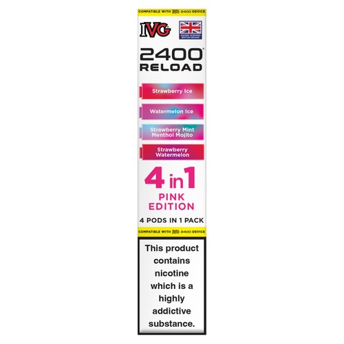 Ivg 2400 Reload 4 Pod Pack Pink Edition thumbnail 2