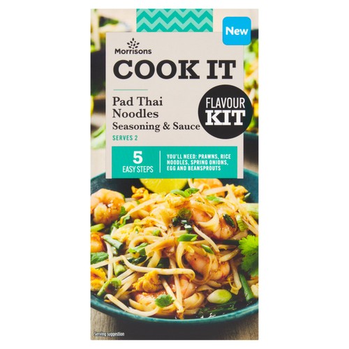 Morrisons Cook It Pad Thai Noodles Seasoning & Sauce Flavour Kit 50g
