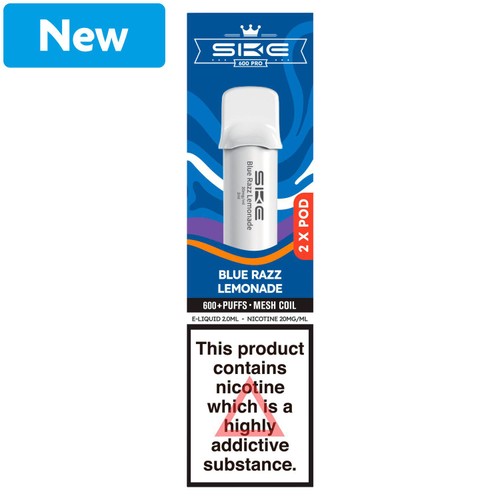 Ske Crystal 600 Pro Pods Blue Razz Lemonade