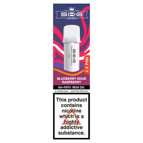 Ske Crystal 600 Pro Pods Blueberry Sour Raspberry thumbnail 2
