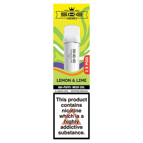 Ske Crystal 600 Pro Pods Lemon & Lime thumbnail 2