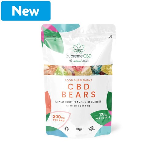 Supreme CBD Gummy Bears 17mg Grab Bag