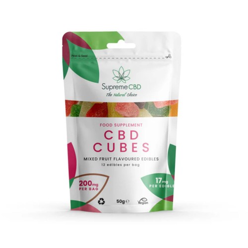 Supreme CBD Gummy Cubes 17mg Grab Bag thumbnail 2