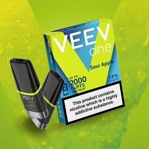 VEEV One Sour Apple Pods thumbnail 2