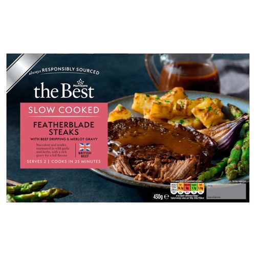 Morrisons The Best British Beef Featherblade With Beef Dripping Gravy 430g
