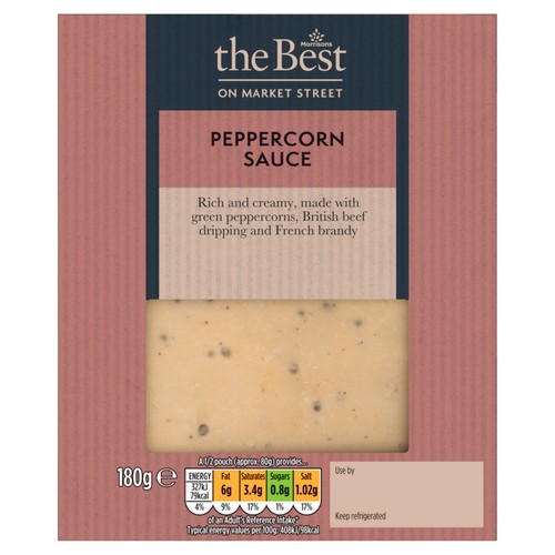 Morrisons The Best Peppercorn Sauce 180g