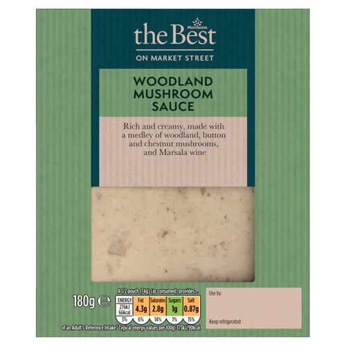 Morrisons The Best Woodland Mushroom Sauce 180g