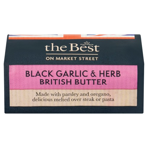 Morrisons British The Best Black Garlic & Herb Steak Butter 90g