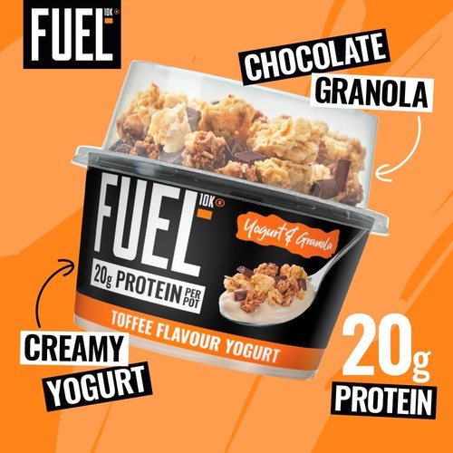 Fuel10k 20g Protein Toffee Yogurt & Granola 173g thumbnail 2
